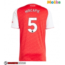 Moške Nogometnih dresov Arsenal Piero Hincapie #5 Domači 2025-26 Kratki rokavi